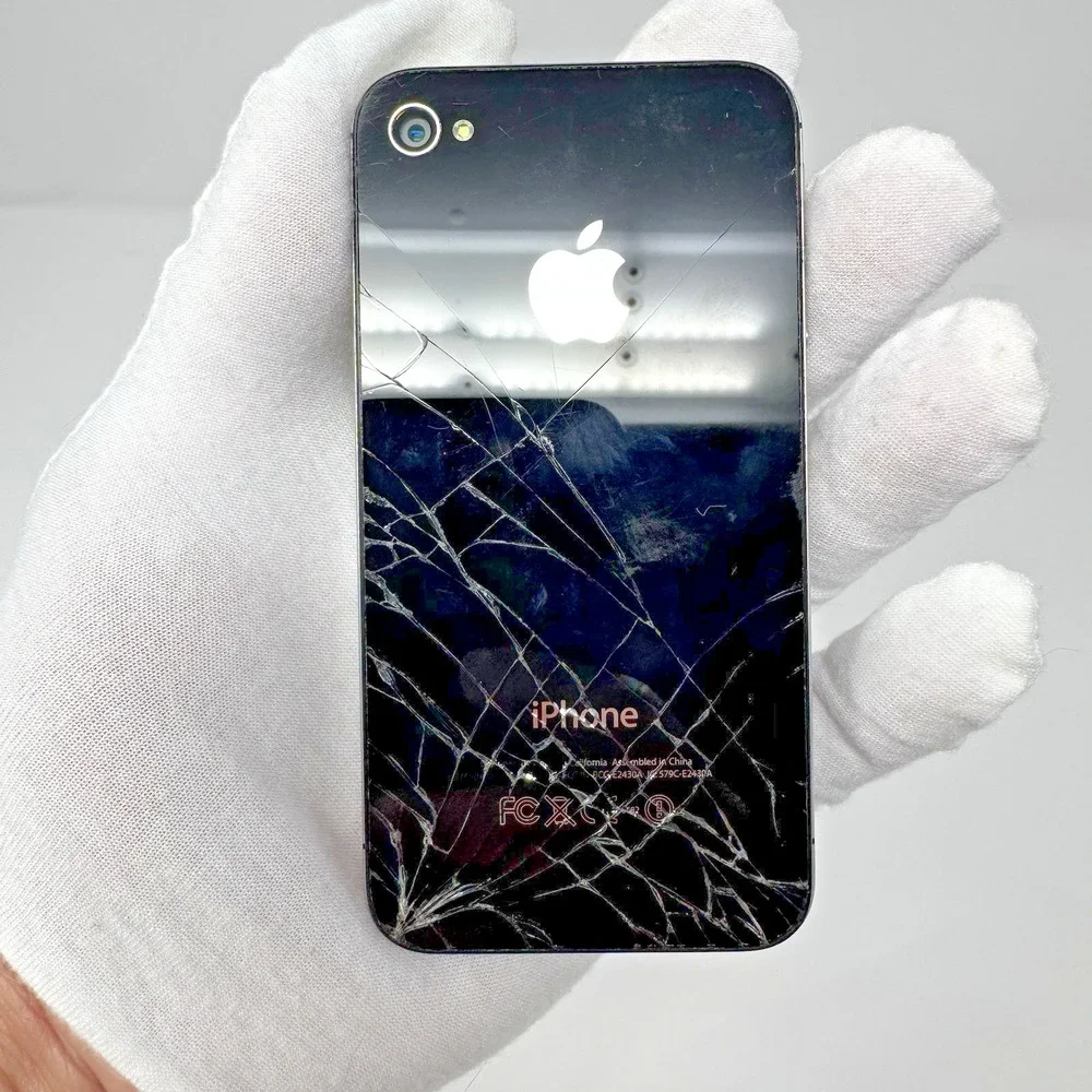 Apple iPhone 4S Black Model A1387 with Box Untested Flaws Pls Read